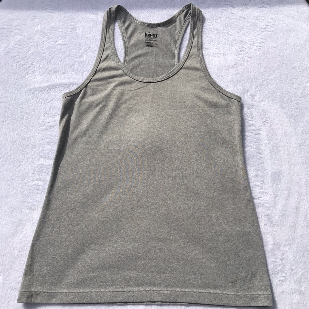 Nike Dry Tank Gray Racerback Size Small